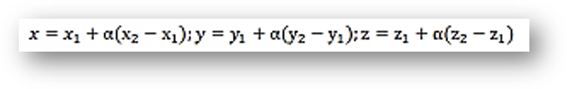 Equation of line