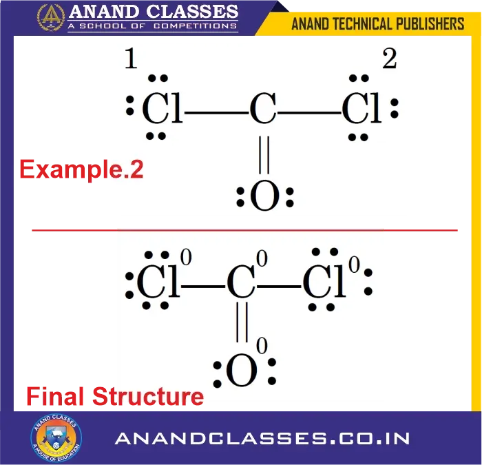 Formal charge on all the atoms of phosgene (cocl2) molecule