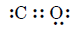 Lewis structure of carbon monoxide (co) molecule