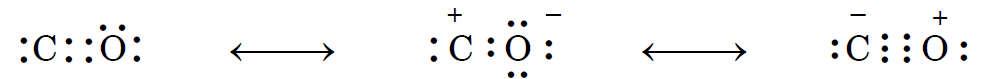 Resonating structures and resonance hybrid of carbon monoxide (co) molecule