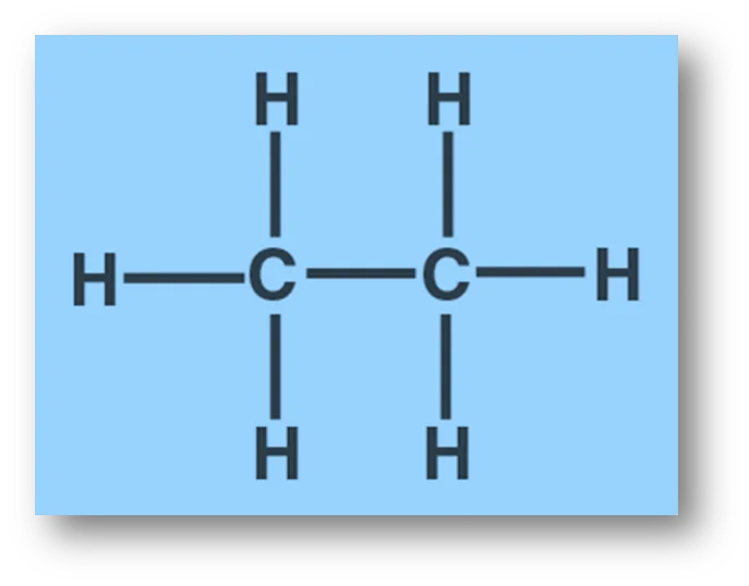 Ethane has 7 bond pairs but zero lone pair Ethane has 7 bond pairs but zero lone pair