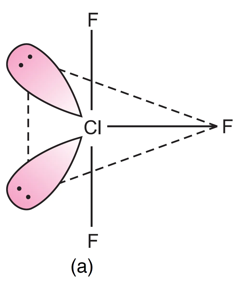 Shape of clf3 molecule in which both lone pairs at equatorial positions Shape of clf3 molecule in which both lone pairs at equatorial positions