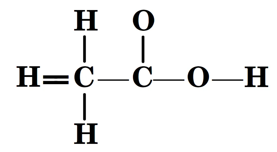 Incorrect lewis structure of acetic acid Incorrect lewis structure of acetic acid